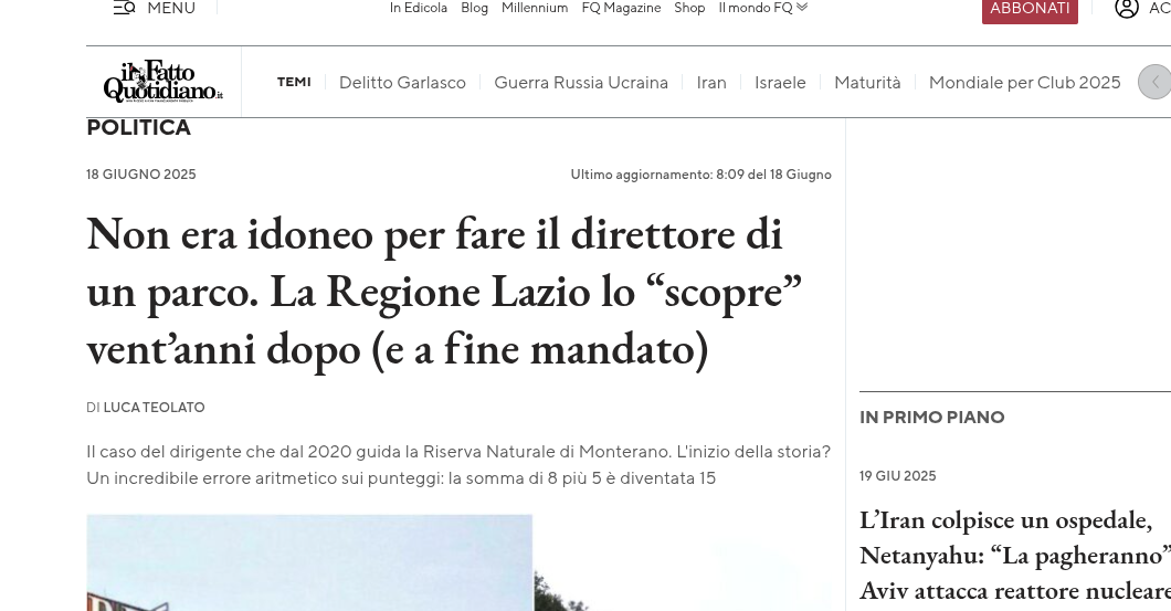 Cappelli, Monterano, Nando