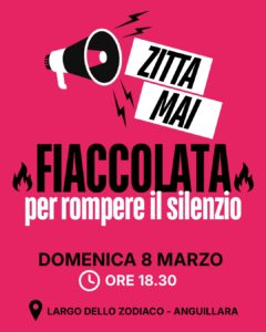 Comitato Zitta Mai: l’8 marzo “Fiaccolata rumorosa” ad Anguillara