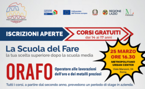Operatore orafo: nuovo corso di formazione gratuita di Roma Città Metropolitana