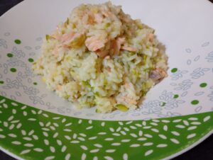 A Tavola con Anna Facchini: Risotto al cocco, salmone e zucchine