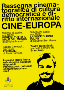Teatro Delia Scala di Bracciano: “Cine-Europa, cultura democratica e diritto internazionale”