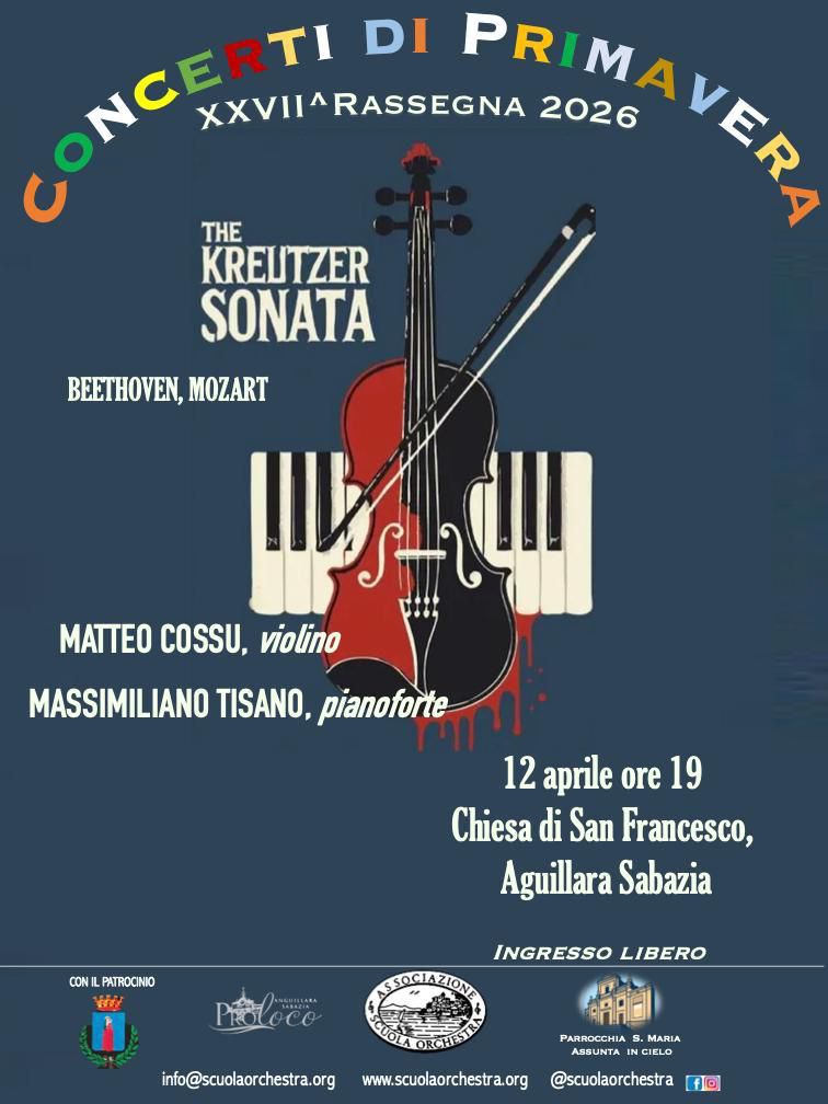 Scuola Orchestra promuove concerto Sonata a Kreutzer di Beethoven