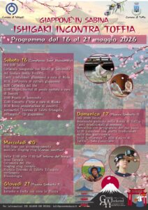 La Sabina incontra il Giappone Toffia ospita Ishigaki dal 16 al 21 maggio