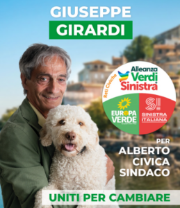 Anguillara verso le urne: Giuseppe Girardi con AVS per Alberto Civica