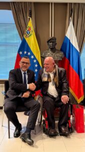 Vito Grittani ambasciatore a.d. della Repubblica di Abcasia  incontra a Mosca l’ambasciatore venezuelano Jesús Rafael Salazar Velasquez