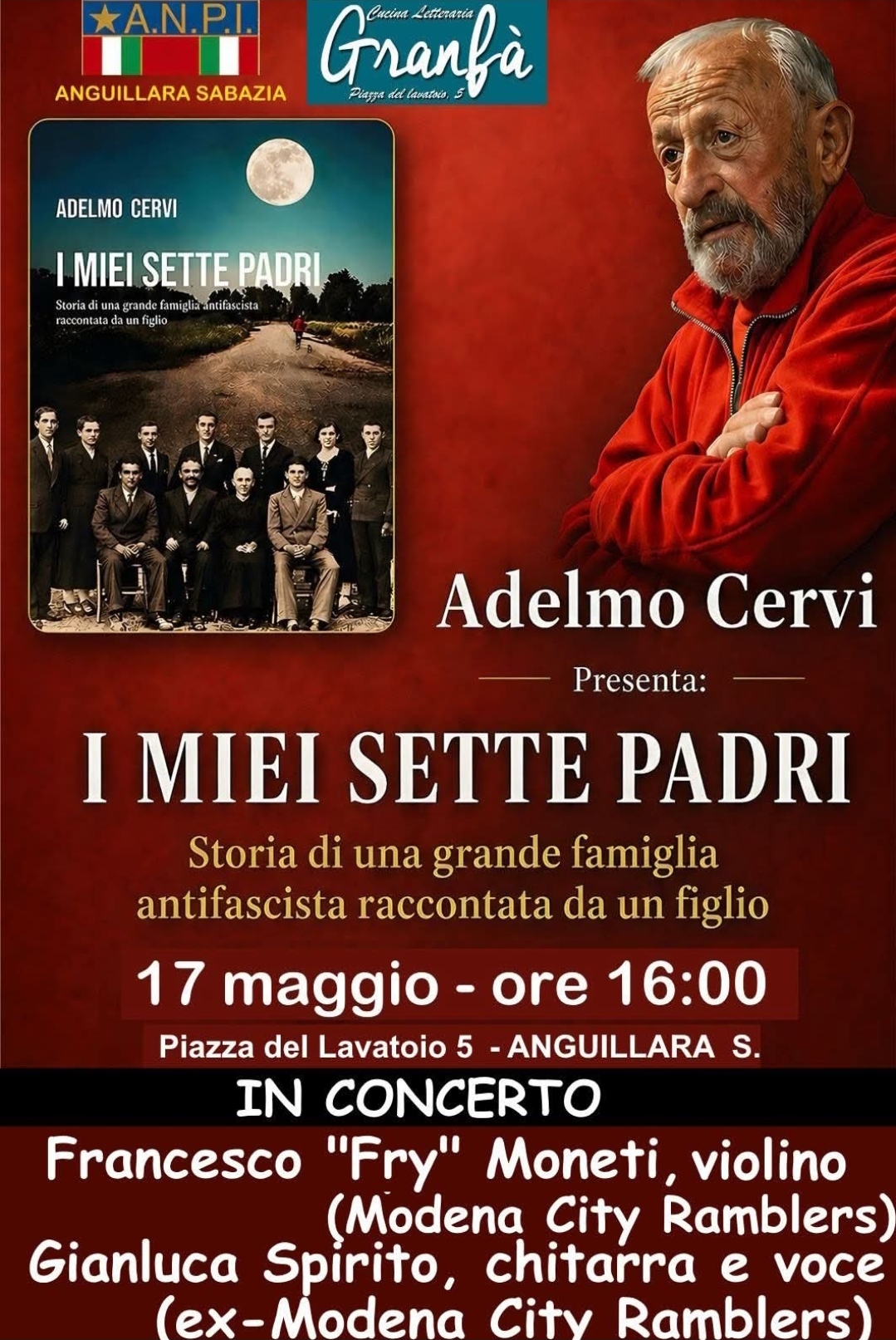 Adelmo Cervi oggi ad Anguillara