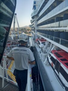 Porto di Civitavecchia: effettuato il primo rifornimento di GNL ad una nave da crociera