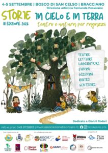 Bracciano: il 4 e 5 settembre “Storie in cielo e in terra” al Bosco di San Celso