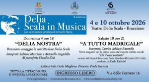 Il 4 ottobre a Bracciano si leva il sipario per “Delia Nostra”: evento in omaggio alla poliedrica artista