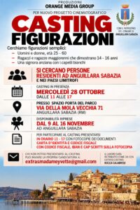 Anguillara: casting il 28 ottobre alla Porta del Parco