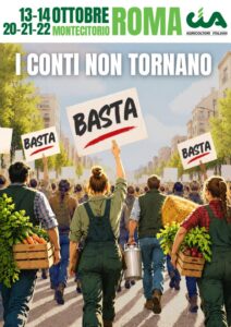 “Basta”: Cia Lazio il 22 ottobre al presidio permanente sotto Montecitorio